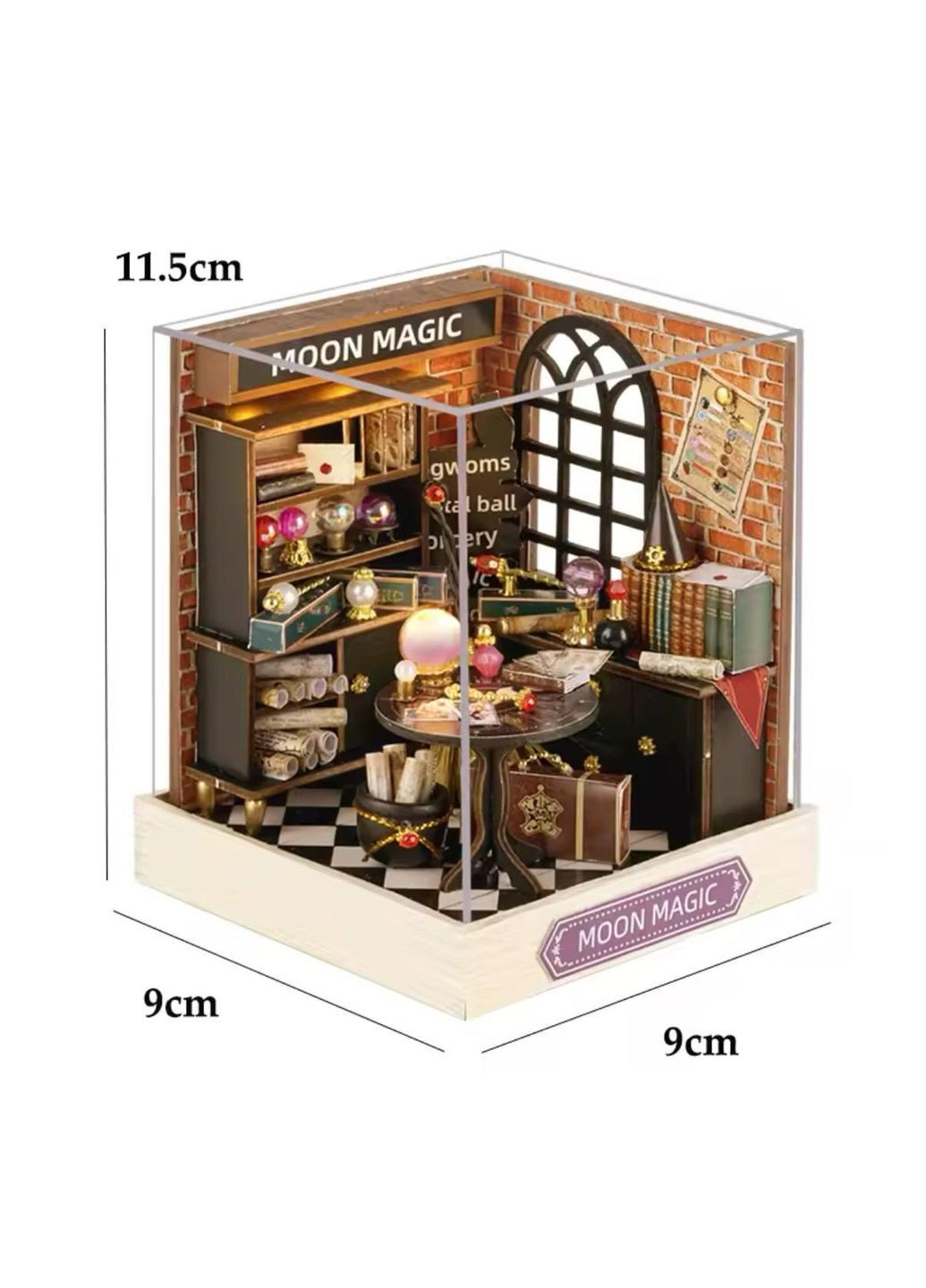 Румбокс (повний комплект), 3D конструктор "Moon magic"+3D наліпки, наклейки для натхнення Cute Room (339075760)