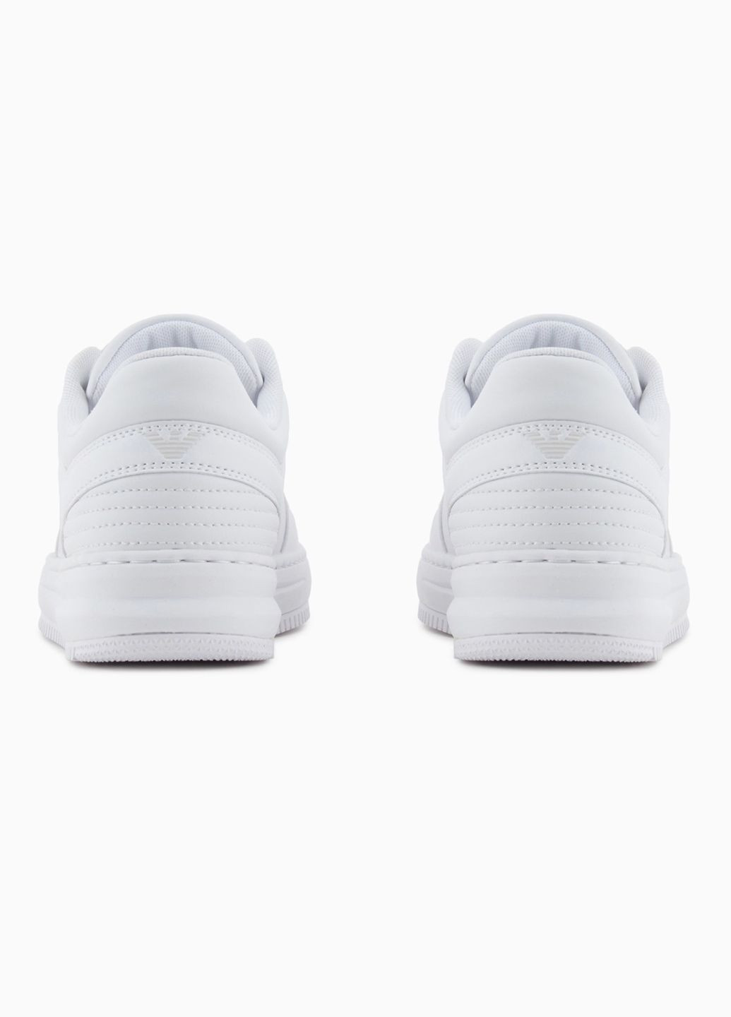 Белые демисезонные кроссовки Emporio Armani