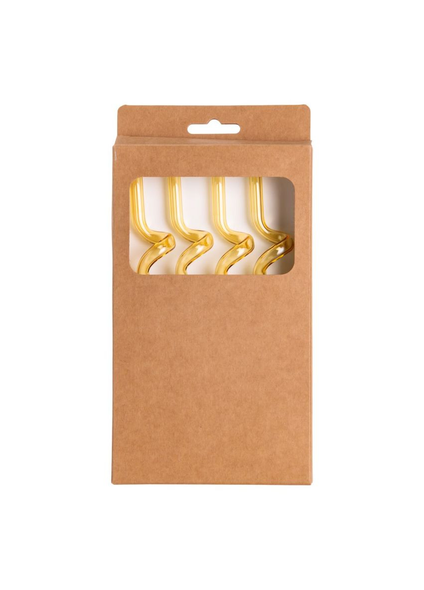 Набор 4 стеклянных трубочек с ёршиком для чистки HP-34-34Y Yiwu (353504095)