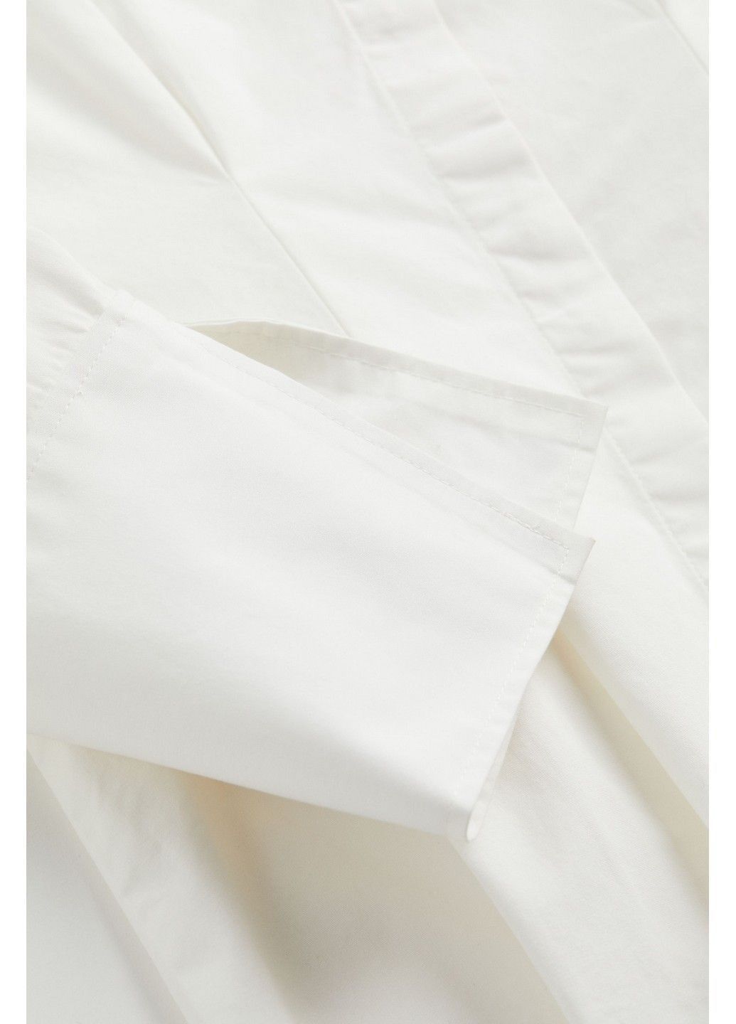 Молочное кэжуал платье H&M однотонное