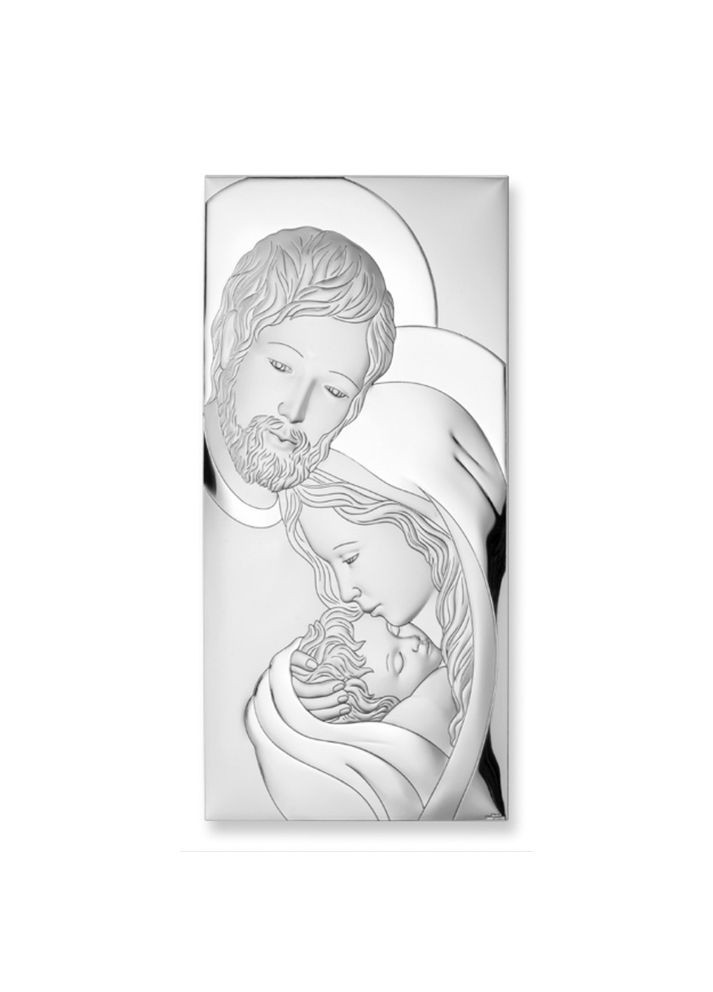 Срібна ікона Свята Родина (15 x 26 см) Valentі 81320 5XL Valenti (337363494)