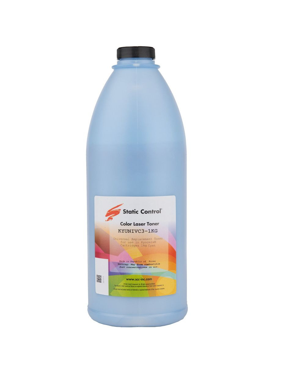 Тонер універсальний Odyssey 3 Kyocera 1кг cyan (KYUNIVC3-1KG) Static Control (338431886)
