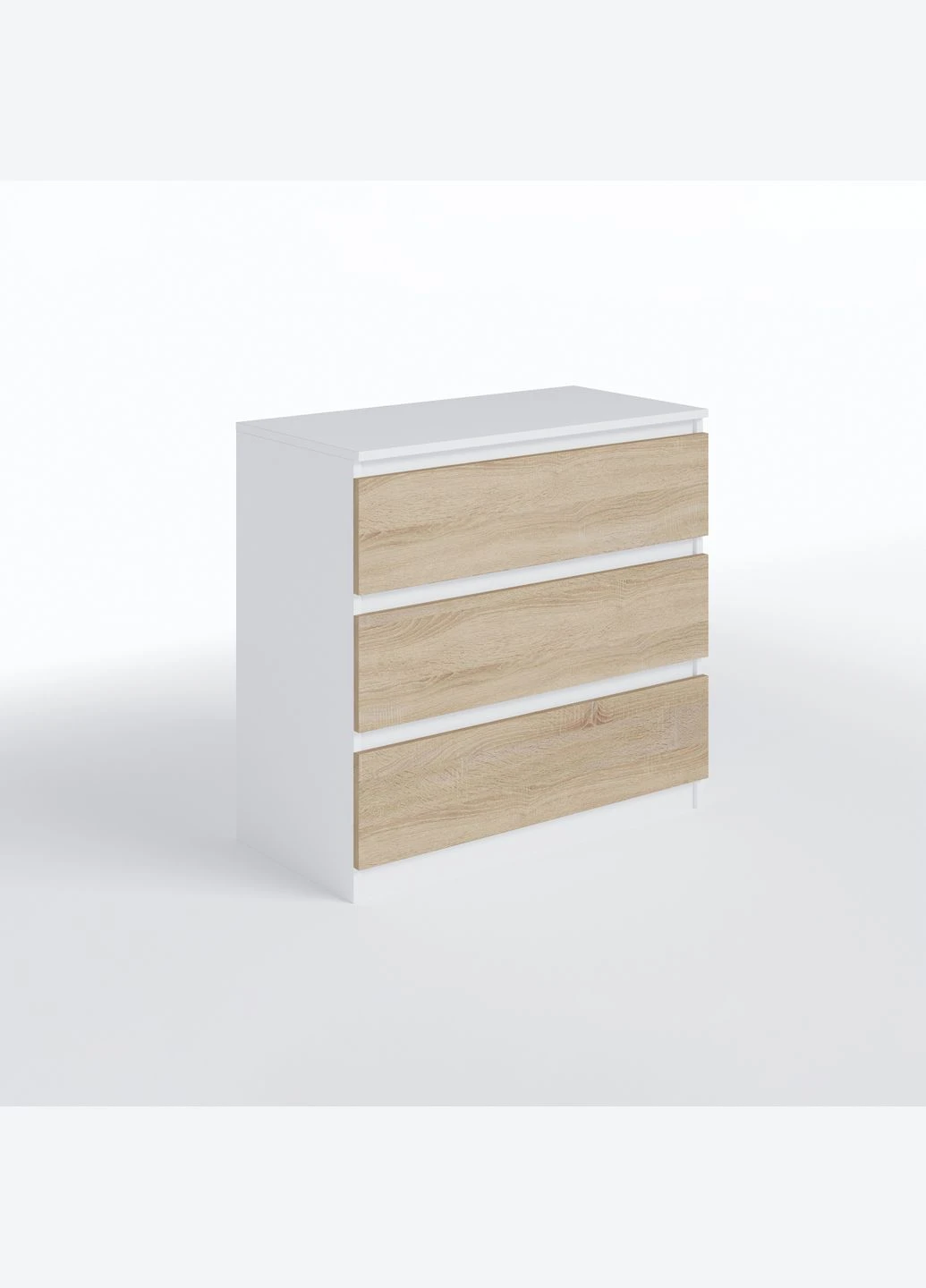 Комод FT-214 80x40x75.5 см Белый-дуб сонома (8885861) No Brand (344587354)