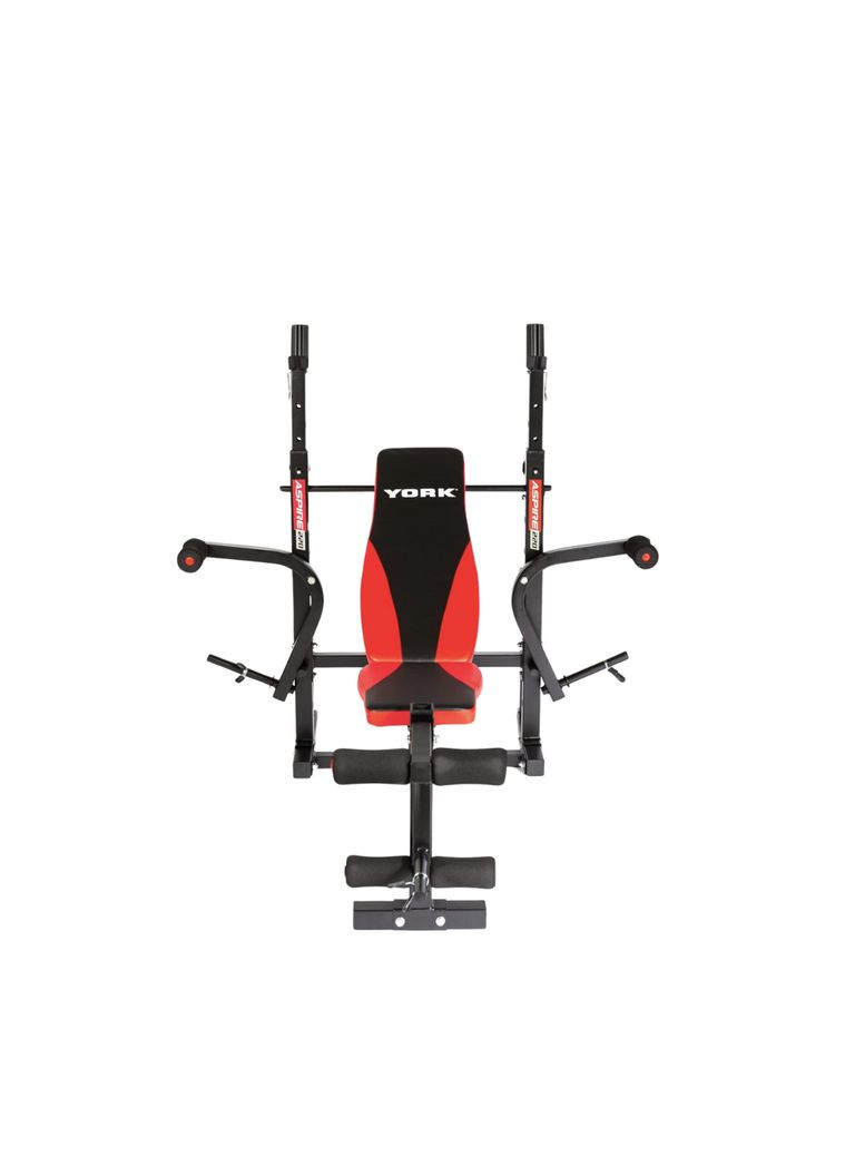 Скамейка для жима ASPIRE 220 со стойкой для штанги и партой Скотта York Fitness (301865831)