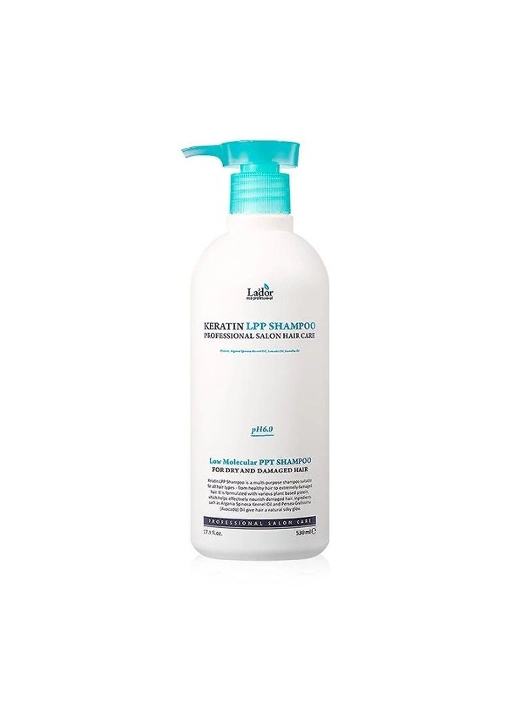 Шампунь для волос протеиновый с кератином Keratin LPP Shampoo 530 мл LADOR (289134700)