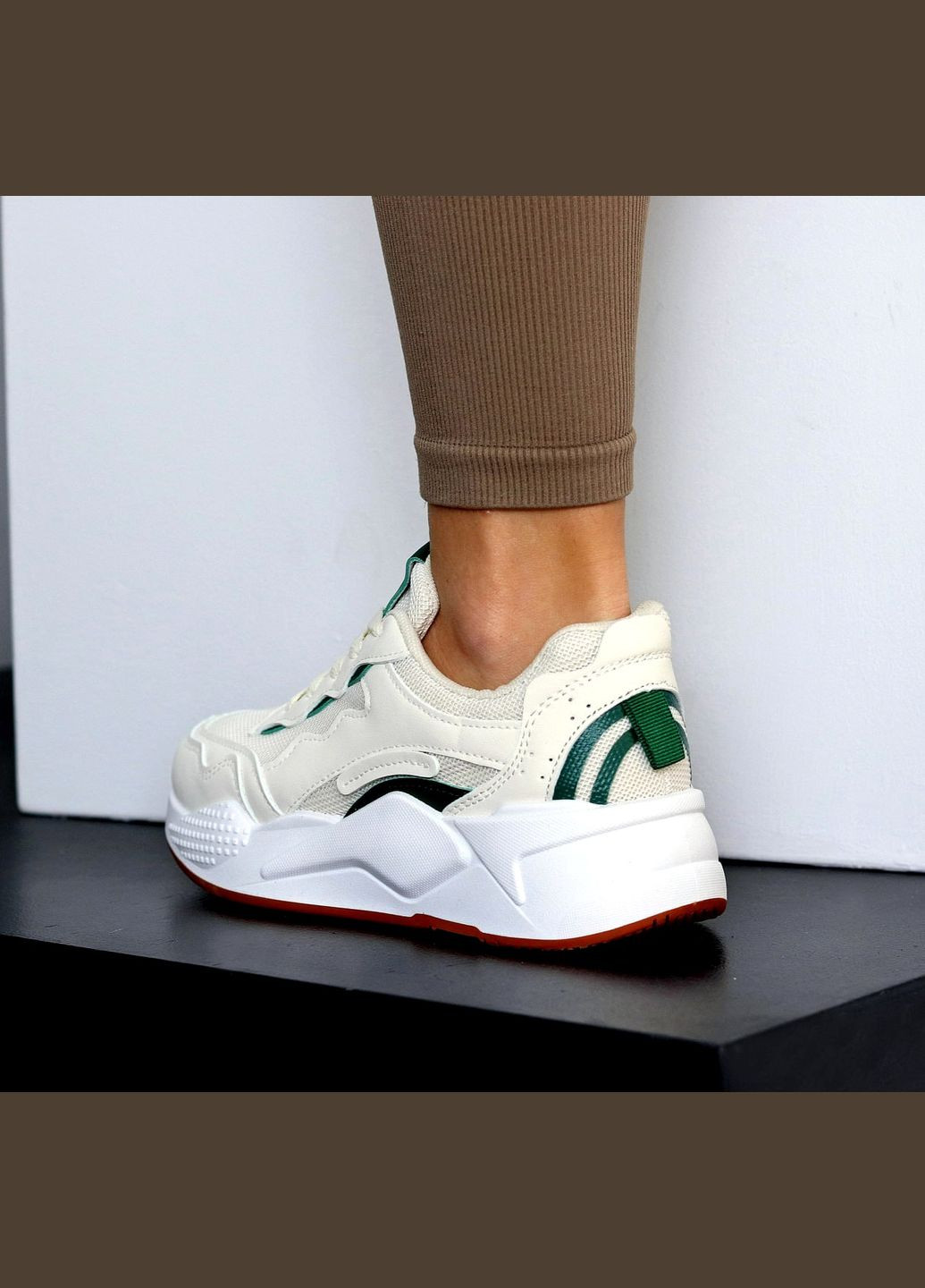 Жіночі кросівки світло-бежеві, екошкіра + текстиль, легкі та стильні Navigator Кросівки світло-бежеві літо (346146182)