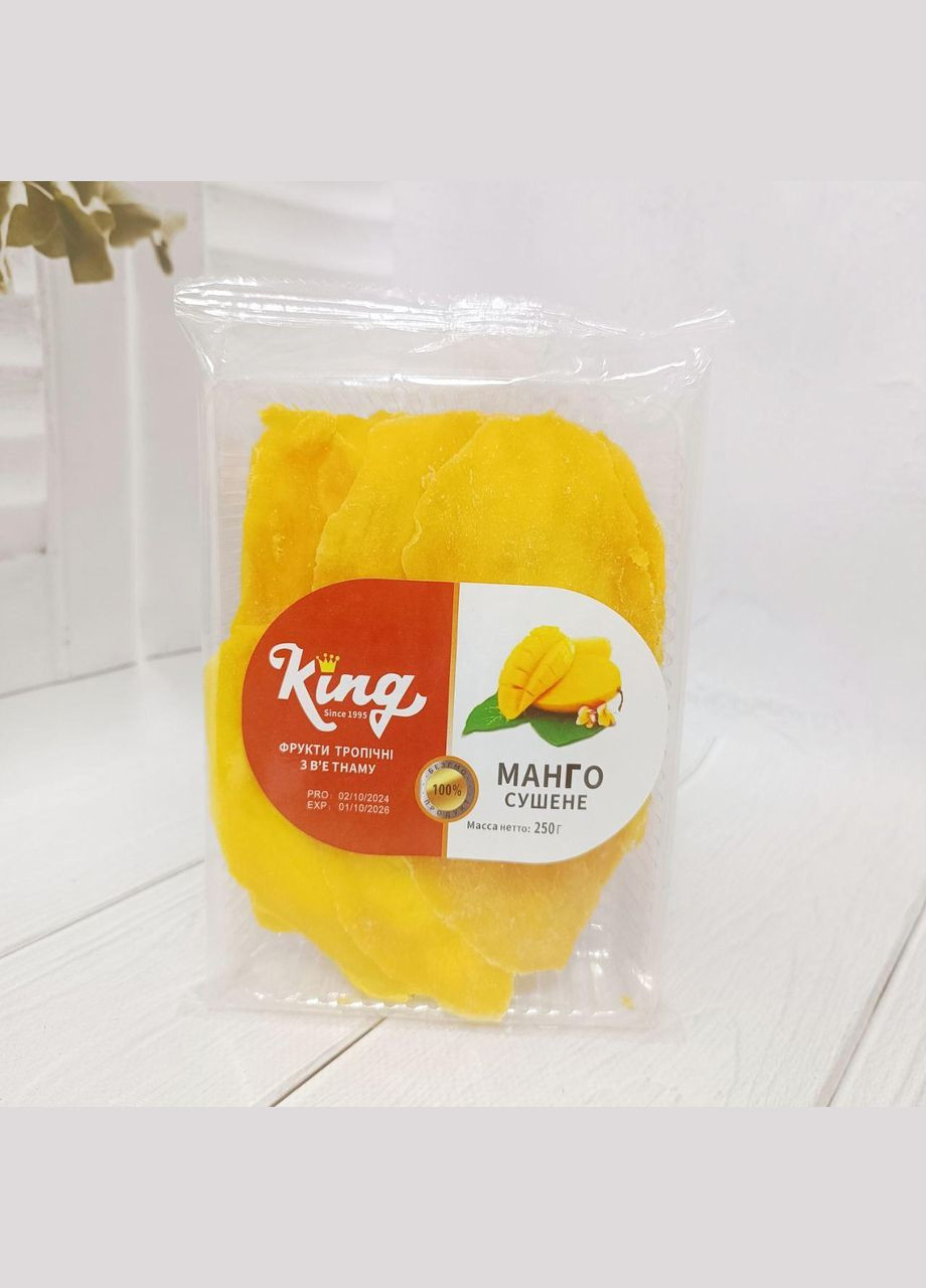 Манго сушене Кінг " " (пластик), 250 г King (334674078)