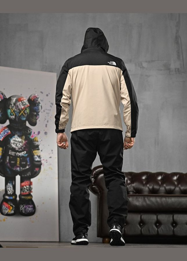 Стильний чоловічий спортивний костюм The North Face бежевий Freedom (323457009)