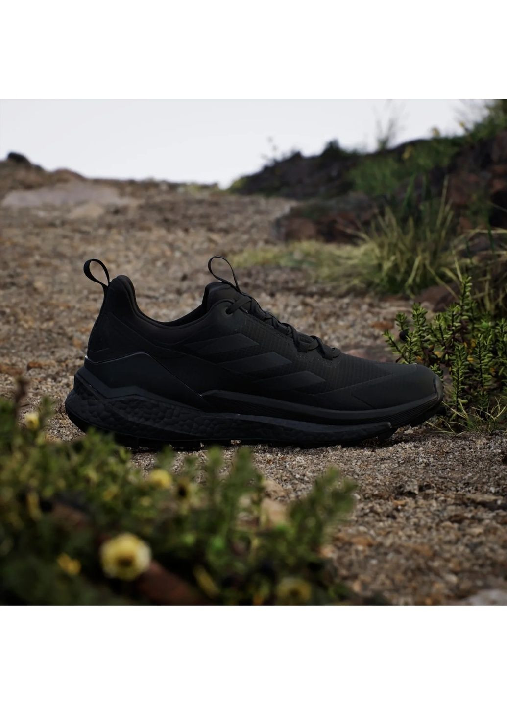 Черные кроссовки мужские terrex free hiker 2.0 low gore-tex hiking shoes black ih0672 adidas