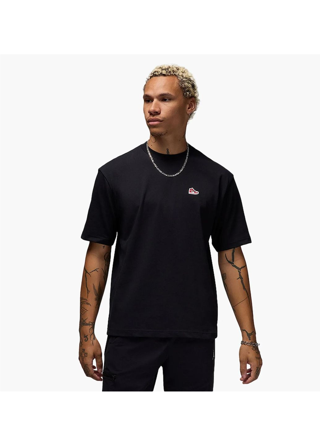 Черная футболка мужская brand aj1 (hj2326-010) Jordan