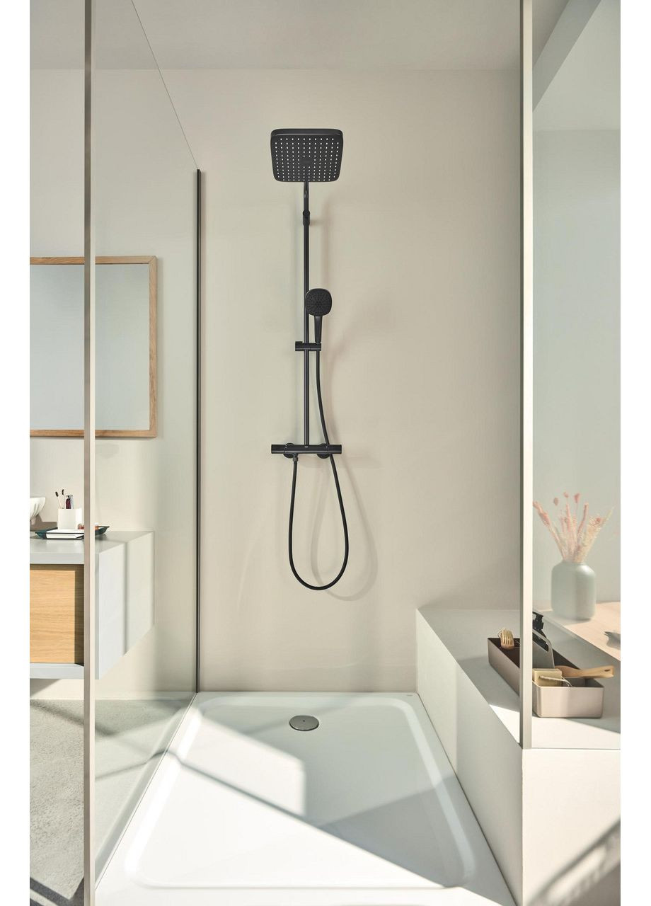 Душевая система с термостатом для настенного монтажа Tempesta System 250 Cube (266892431) Grohe (369933234)