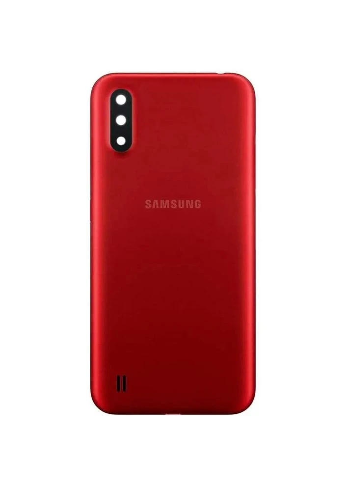 Задняя крышка A015 Galaxy A01 2019 red (со стеклом камеры) Samsung (400059575)