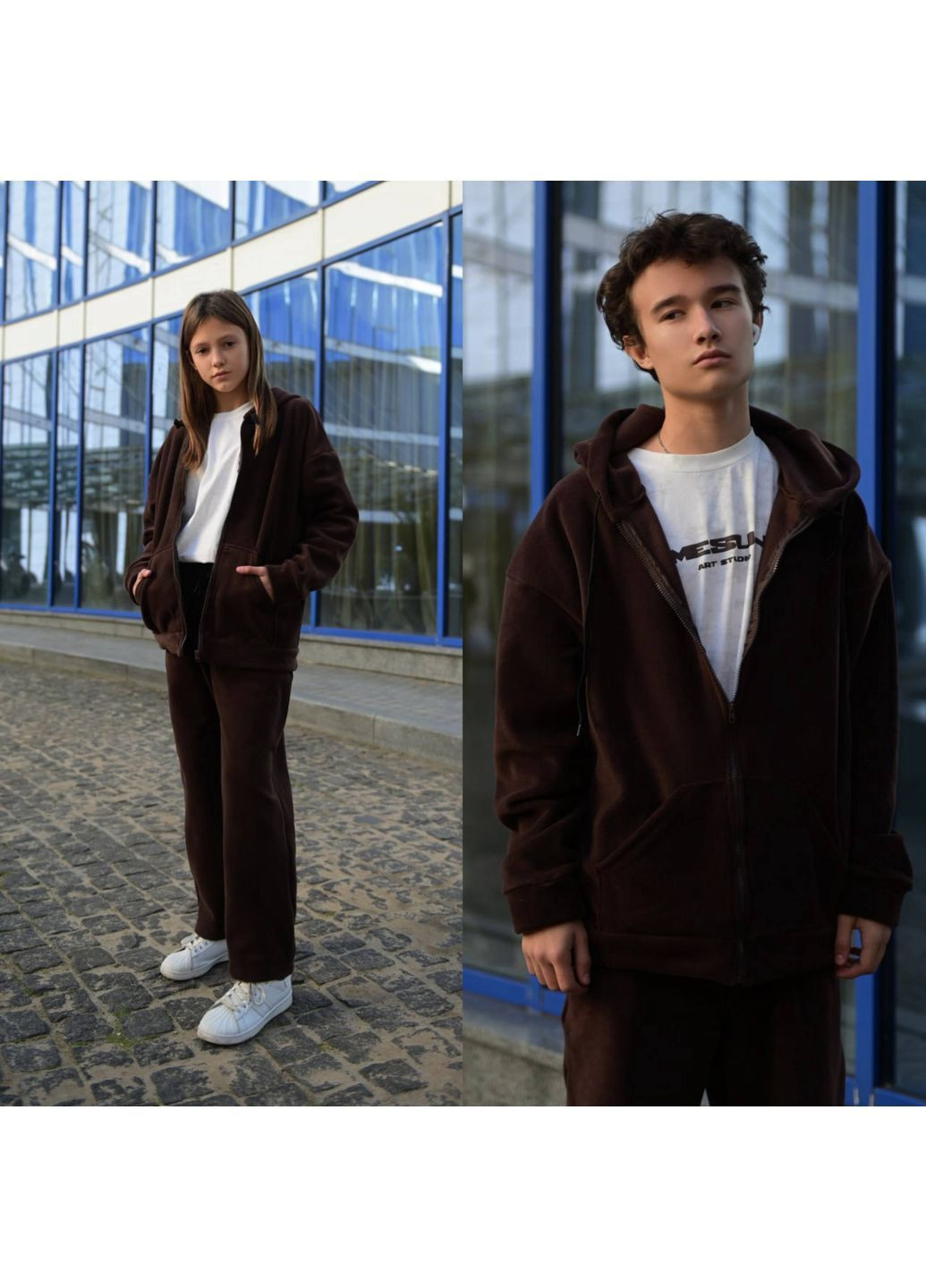 Универсальный подростковый теплый спортивный костюм No Brand (367004956)