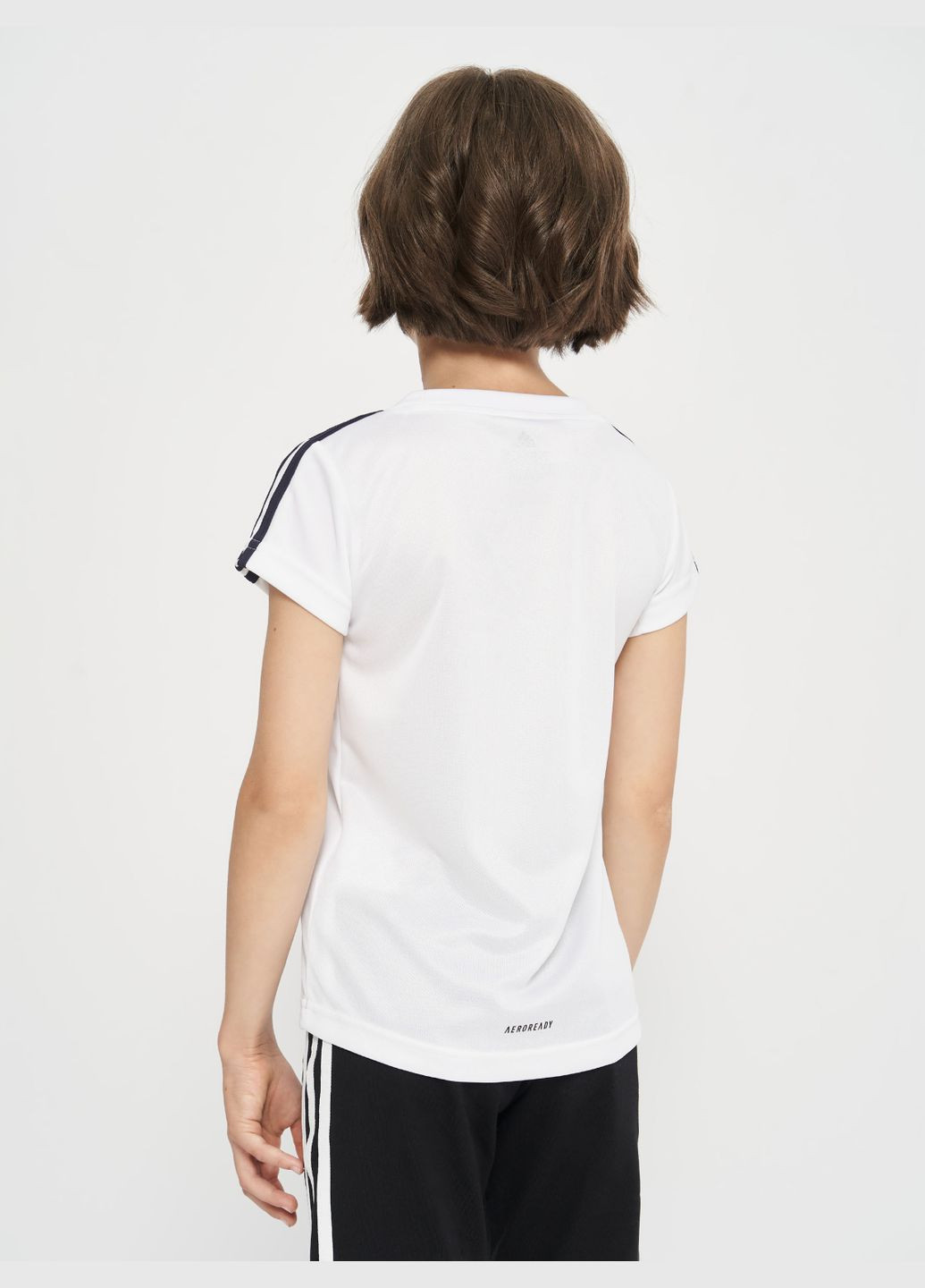 Белая футболка adidas Designed 2 Move 3-Stripes