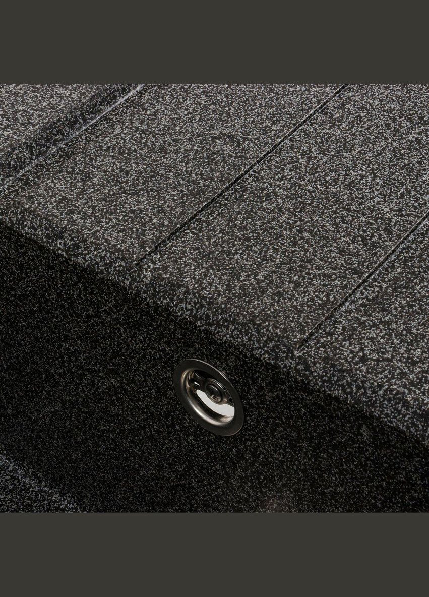 Гранитная мойка для кухни 7843 SOLID матовый Графит Valeso (342072038)