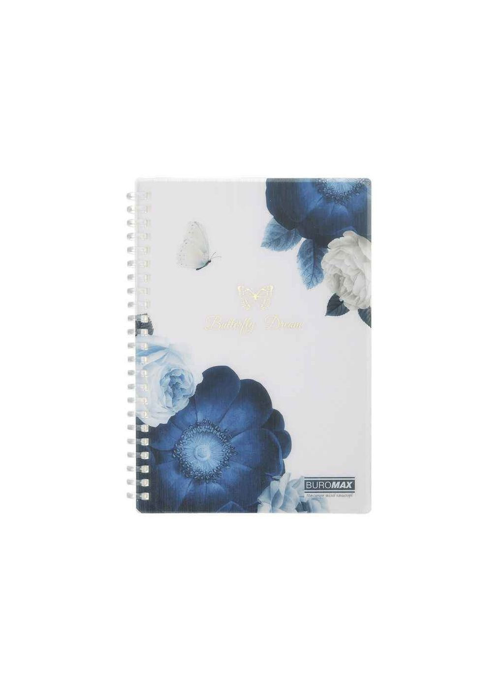 Тетрадь для заметок ARABESKI А5 80 л клетка темно-синяя Buromax (369145462)