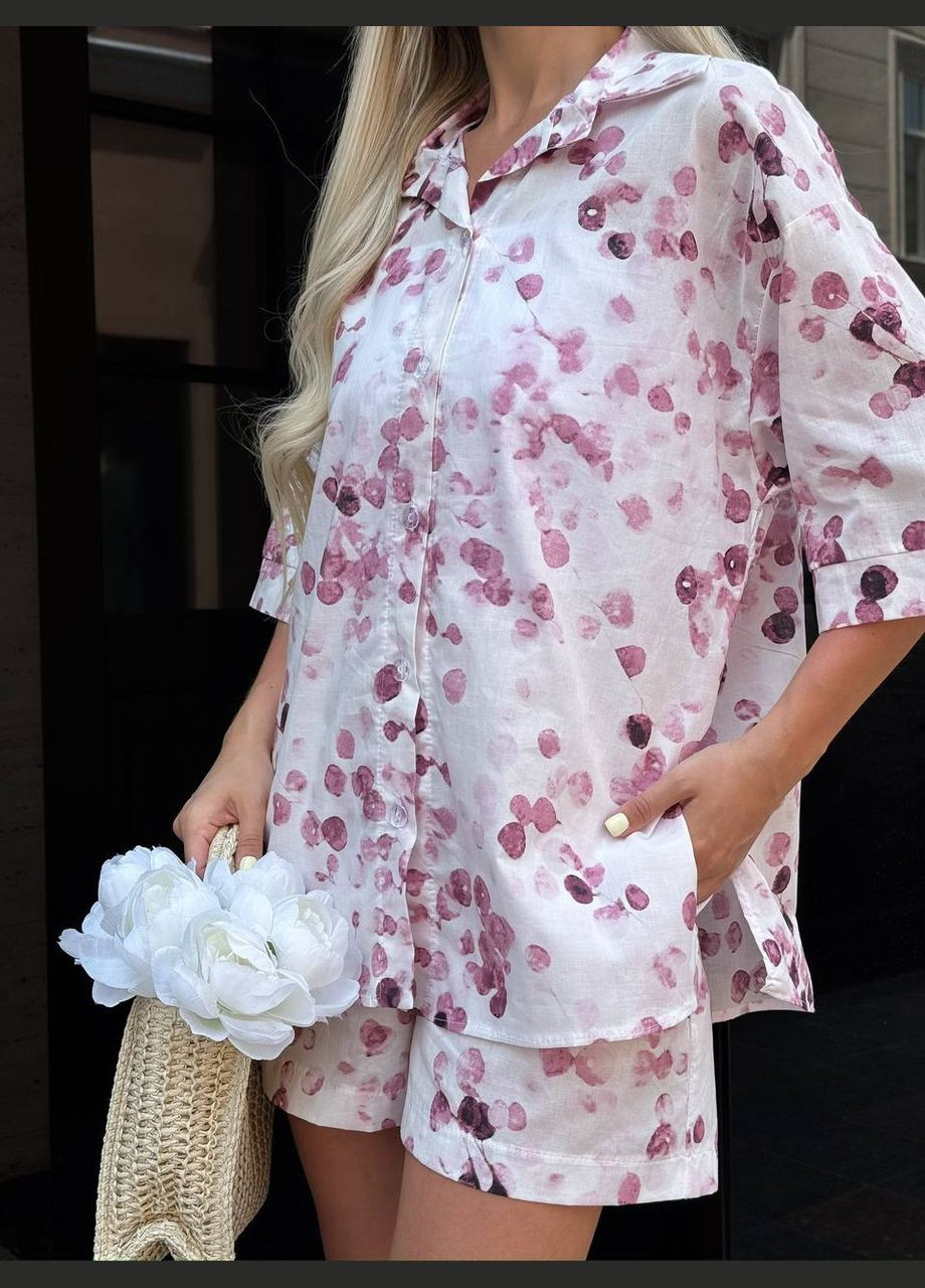 Женский костюм из штапеля с интересным принтом. Adelante (338193172)