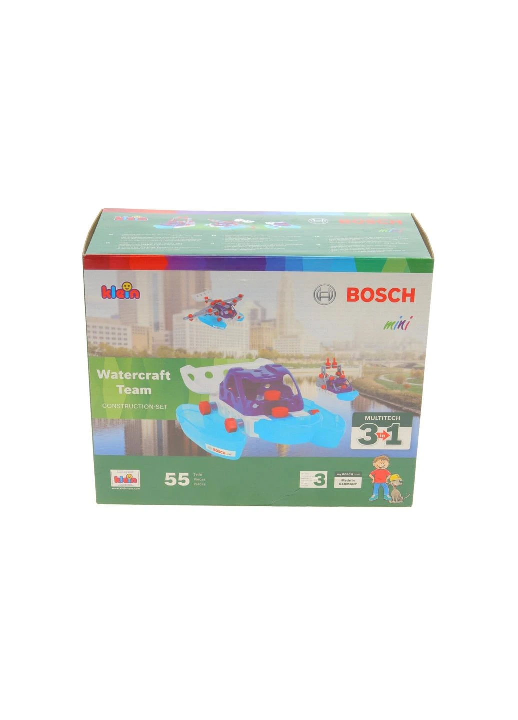 Набір для конструювання водного транспорту Klein 3in1 Watercraft 8794 (opt-om) Bosch (381468473)
