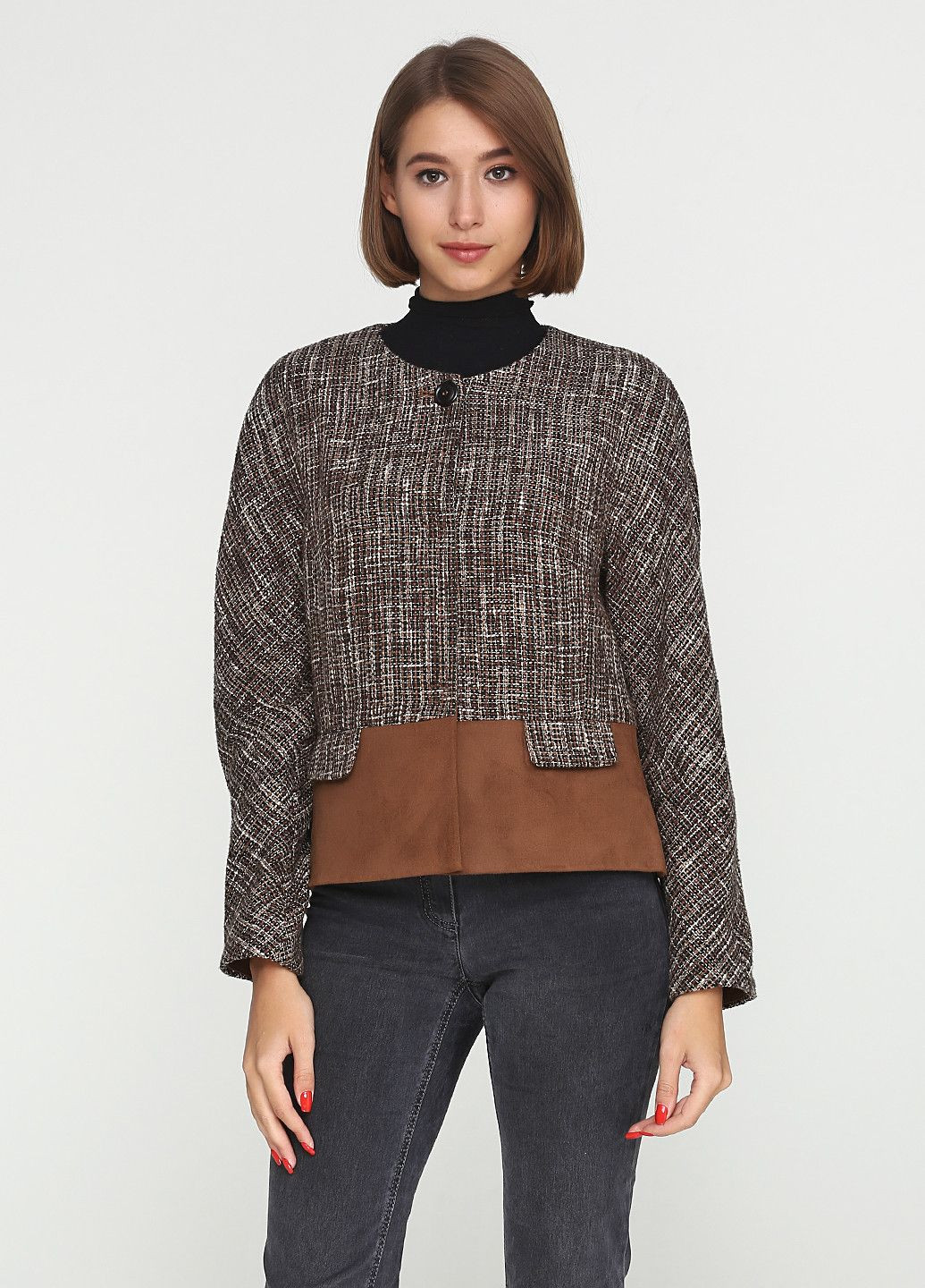 Коричневый женский пиджак 43oo35-31299 коричневый Gerry Weber - демисезонный