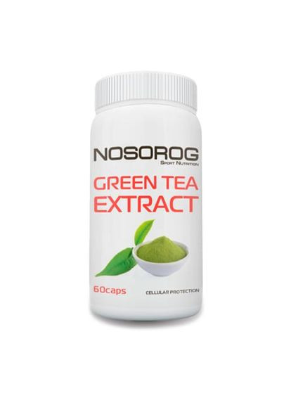 Натуральна добавка Nosorog Green Tea Extract, 60 капсул Nosorog Nutrition (334706650)