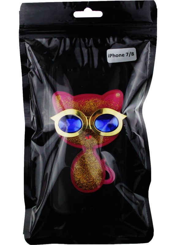 Чехолнакладка TPU Case Decorative Stones IPhone X Cat Pink Toto (301782870)