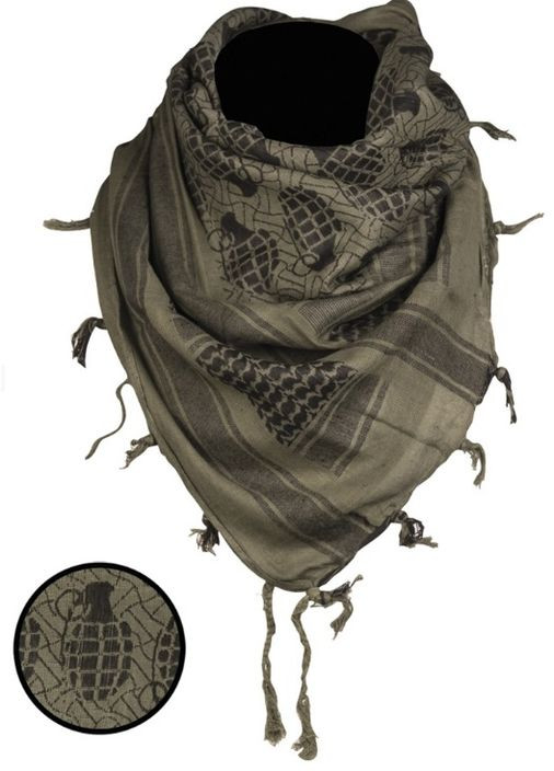 Повязка універсальна Шемаг Ананас Оливковий/чорний Mil-Tec (315822496)