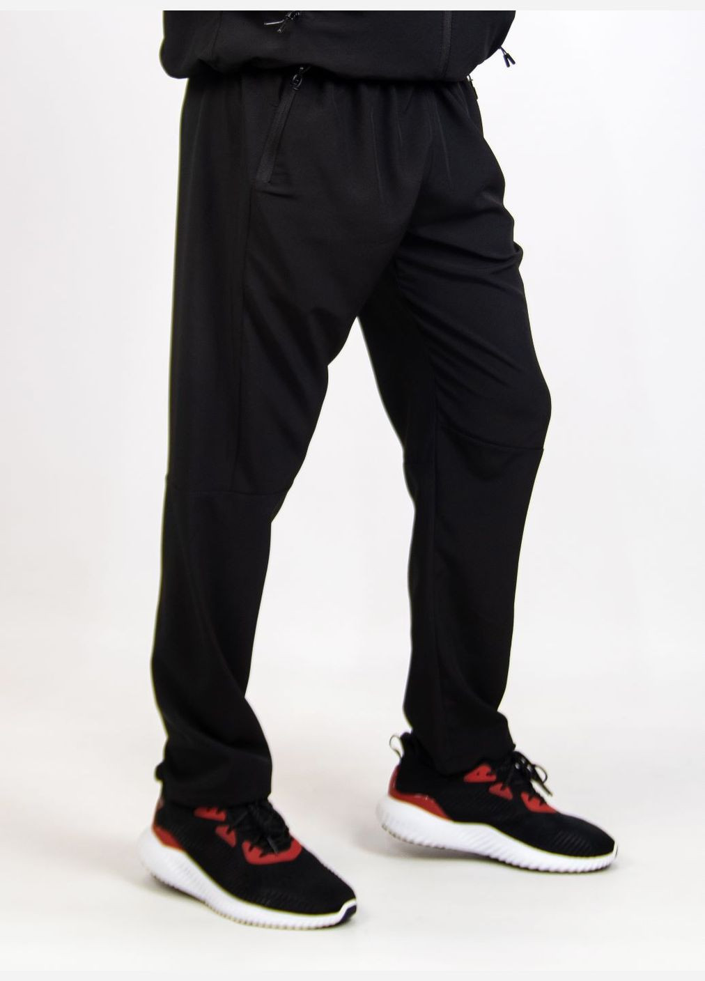 Черные спортивные, повседневный демисезонные прямые брюки GF SPORT