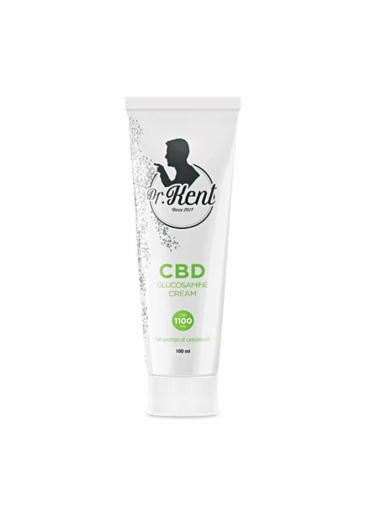 Крем с глюкозамином 1100 мг CBD DR.Kent, 100 мл No Brand (317776746)