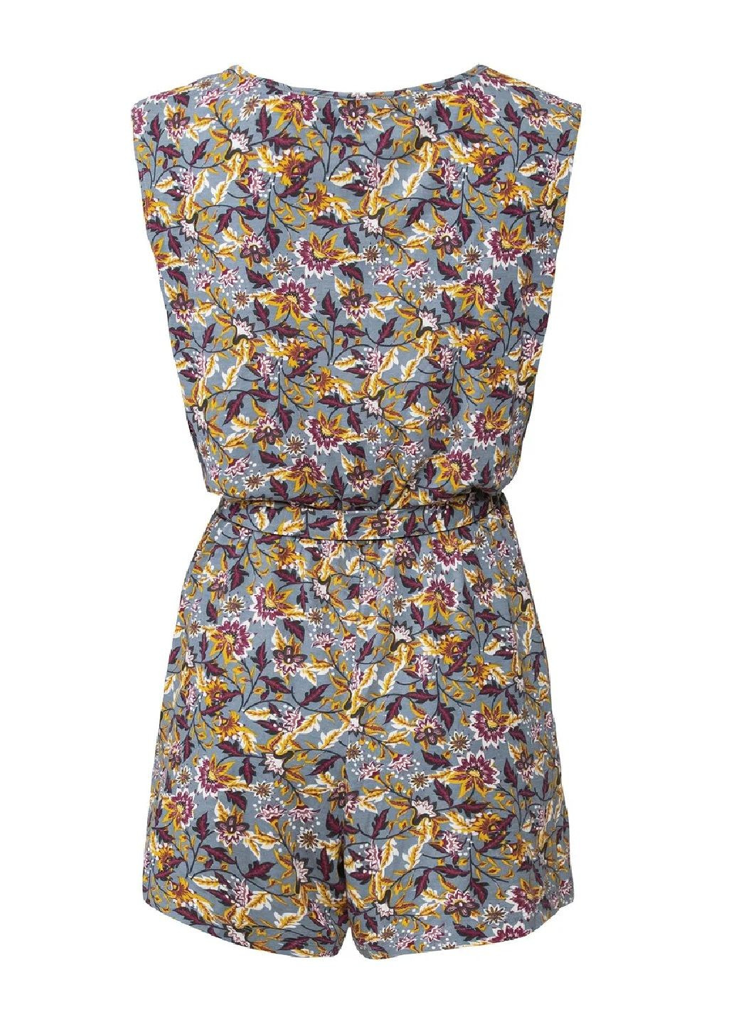 Комбинезон Esmara комбинезон-шорты цветочный комбинированный кэжуал