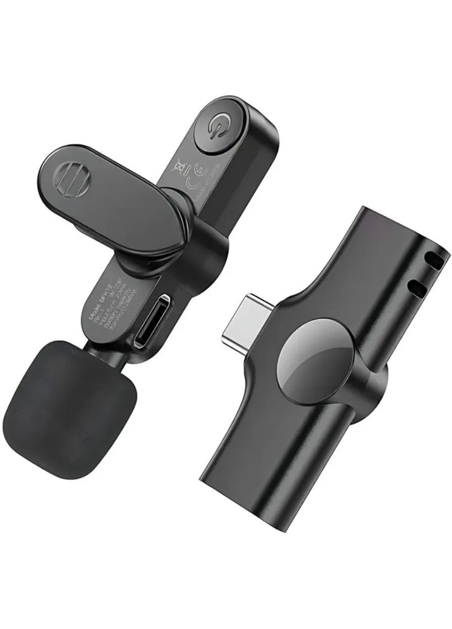 Мікрофон петличний бездротовий BFK12 Type-C - Black Borofone (363187430)