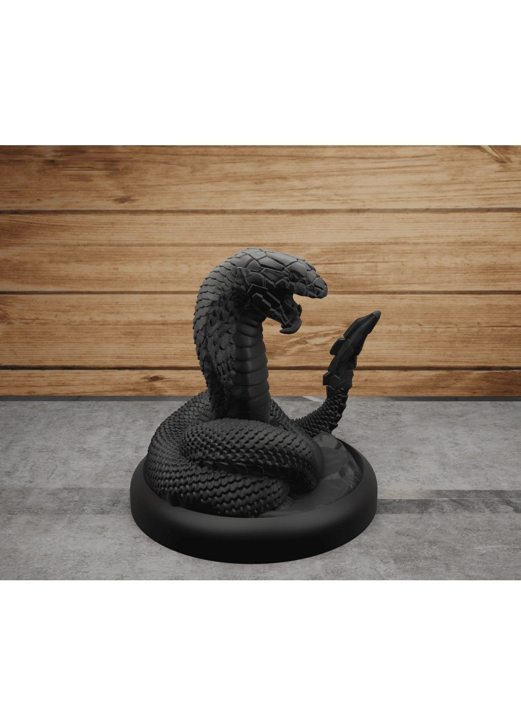 Змія Кобра на підставці. Символ 2025 року ЗаСвіт (369718478)