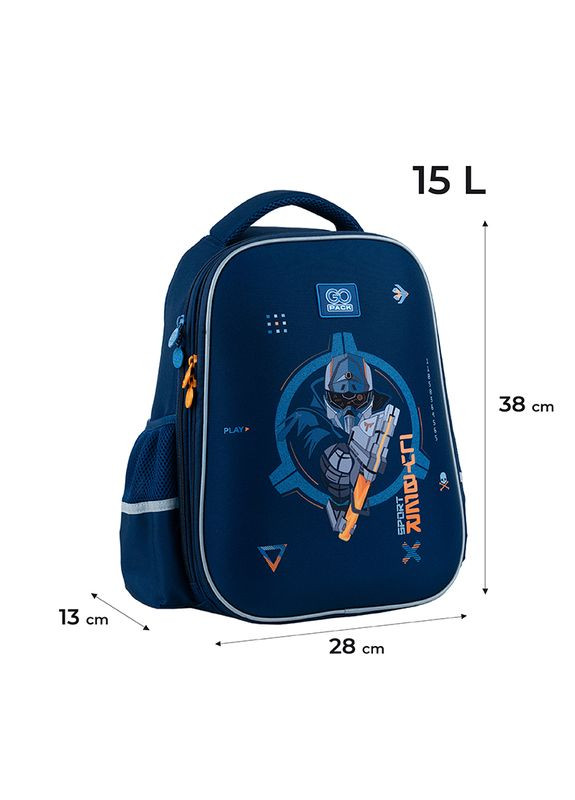 Шкільний рюкзак Education напівкаркасний GO24-165M-8 Cyber Game GoPack (293504291)