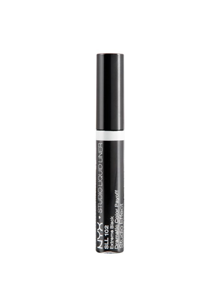 Рідка підводка Studio Liquid Liner EXTREME BLACK (SLL102) NYX Professional Makeup (279364320)