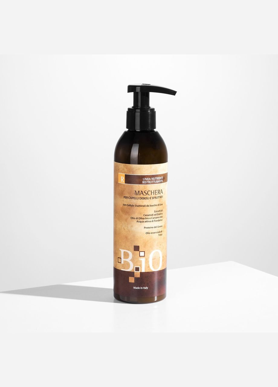 Маска для реконструкції пошкодженого волосся B.iO, 250 мл (8033745727064) Sinergy (366821670)