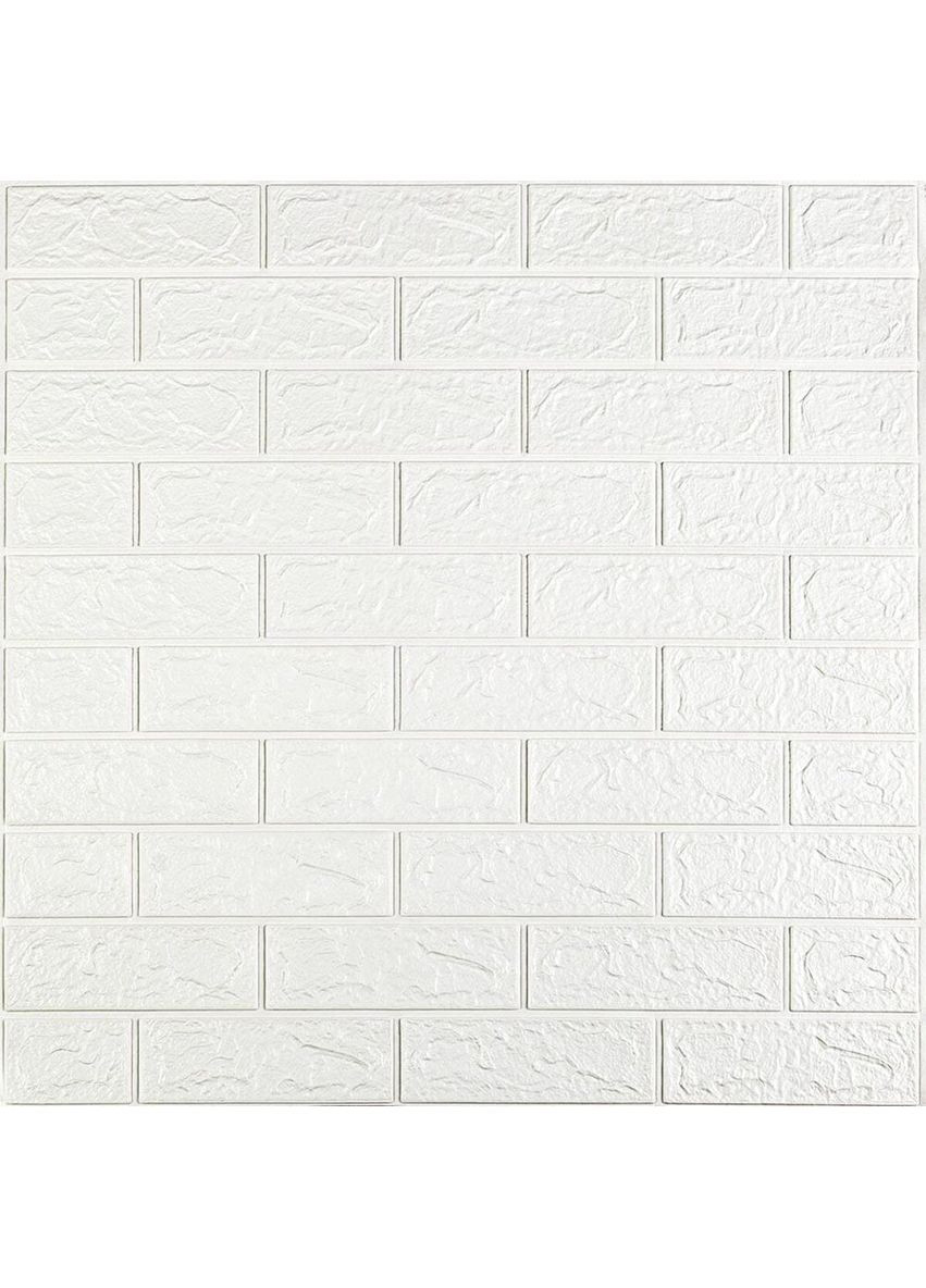Панель стеновая 3D 700х770х2мм Белый SW-00001914 Sticker Wall (362095137)