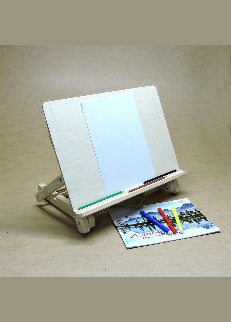 Мольберт из дерева Пикассо А3 настольный раскладной (МЛБ-000203) No Brand (328910622)