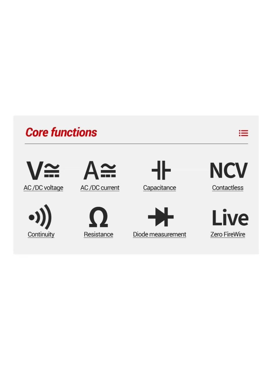 M118A цифровой мультиметр тестер автоматический Aneng (361856972)