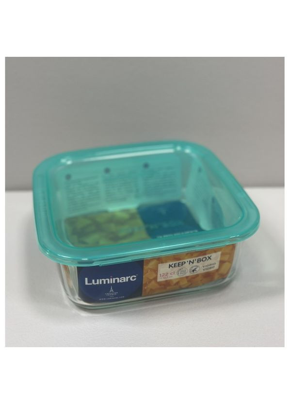Ємність квадратна для їжі скляна 1220 мл Keep`n Box P5520 Luminarc (330823258)