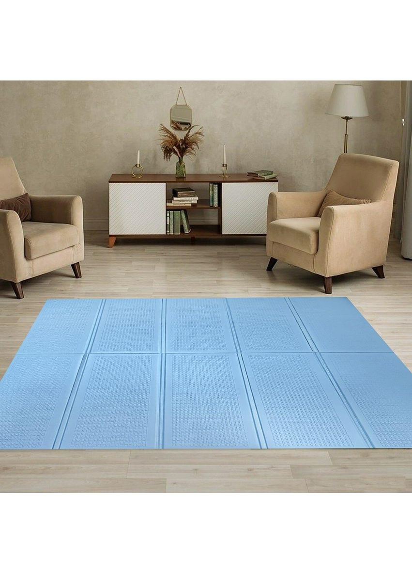 Дитячий складний термокилимок однотонний 2000х1500х10мм (297) SW-00001190 love-shopping Sticker Wall (354655417)