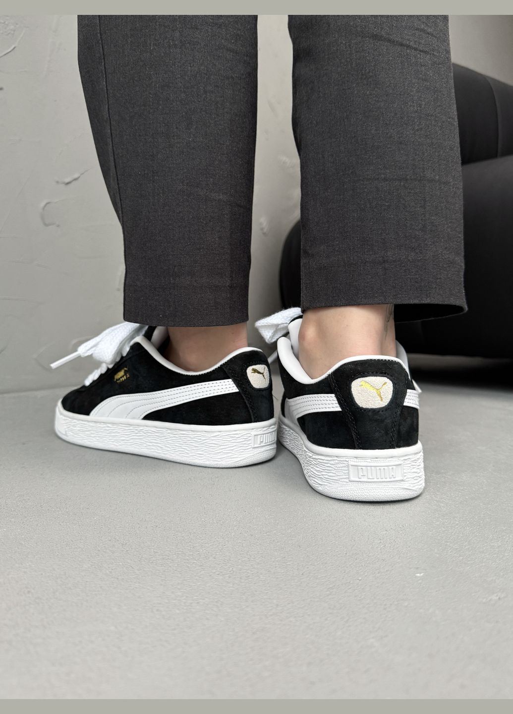 Кросівки жіночі і чоловічі Puma Suede Xl Black | Пума Суід чорні No Brand чорні демісезони (338793286)