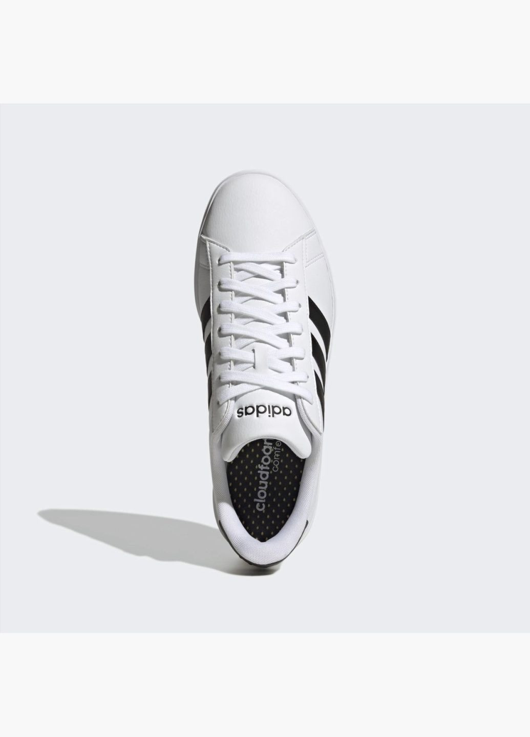 Белые кроссовки мужские grand court 2.0 shoes white gw9195 adidas