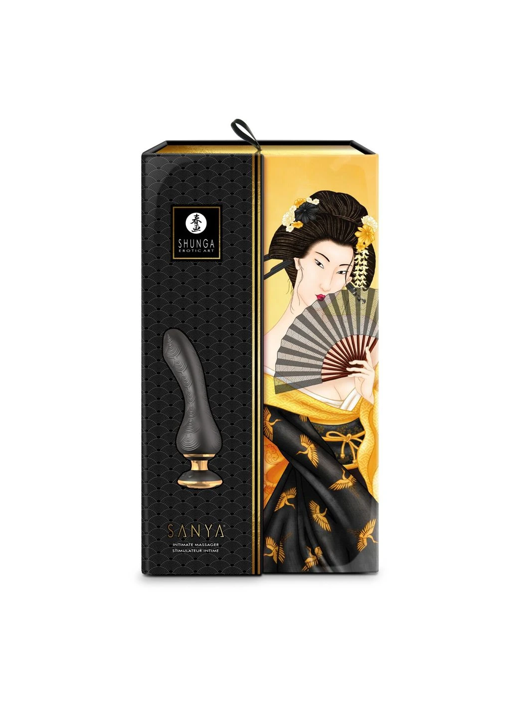 Вібратор для точки G Sanya Black, гнучкий стовбур Shunga (296627277)