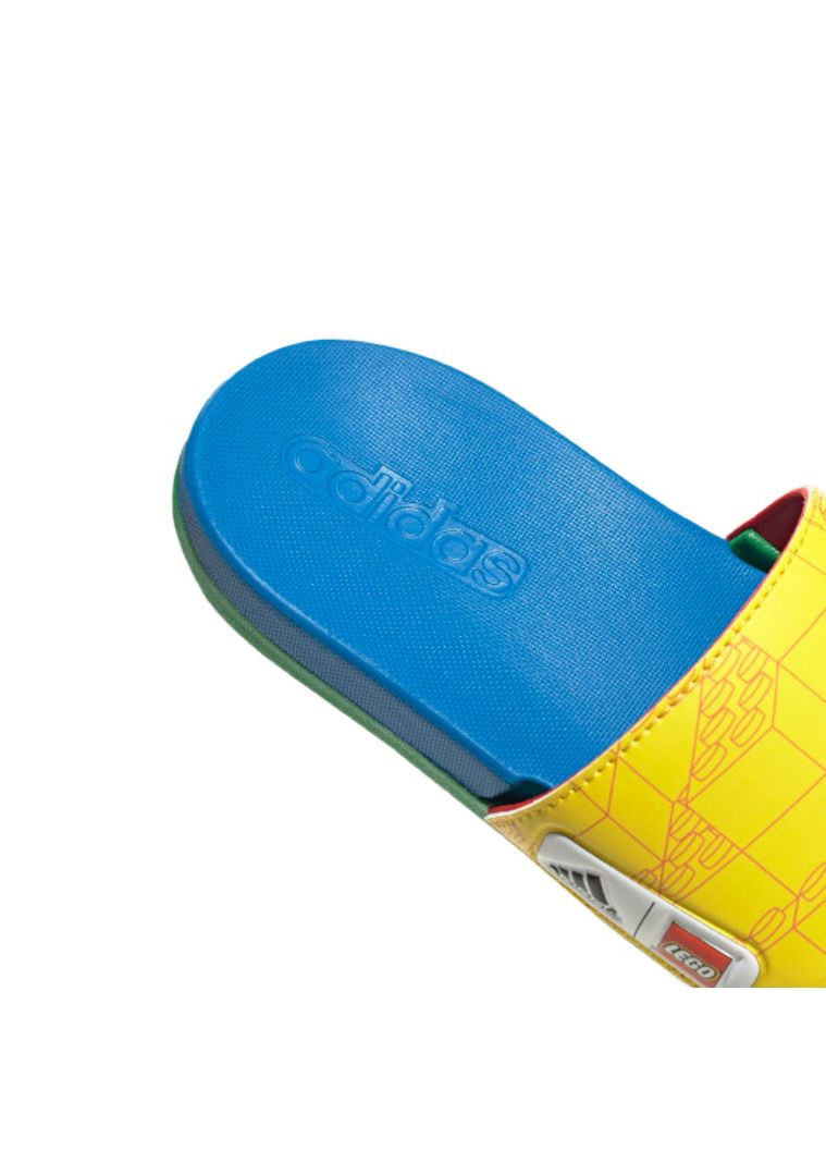 Синие шлепанцы adilette comfort x lego® adidas