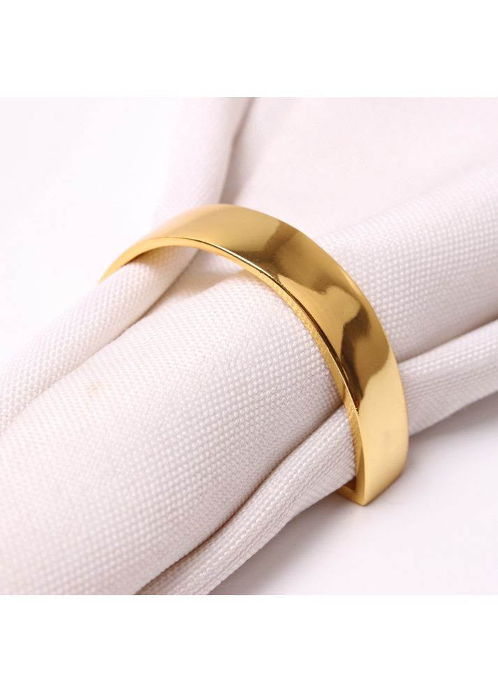 Кільце для серветок металеве, золотисте, сервірувальне кільце «Golden ring» China (366874728)