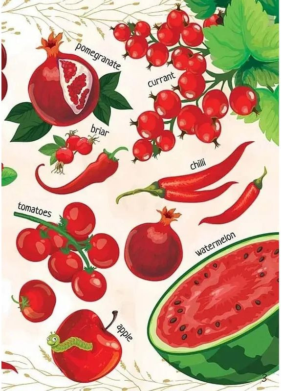 Детское пространство: Мои любимые фрукты и овощи / My favorite vegetables and fruits (Русский ) Талант (370064631)