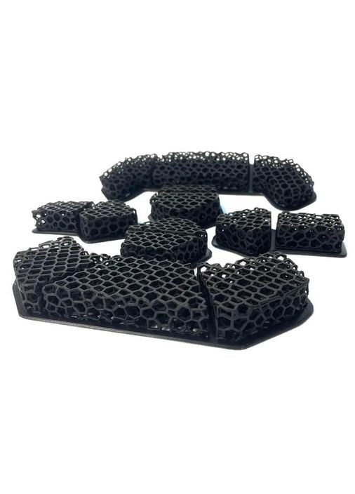 Вентиляционные противоударные демпферные подушки для шлема/каски Fast, MICH (полимерные соты) No Brand (356020063)