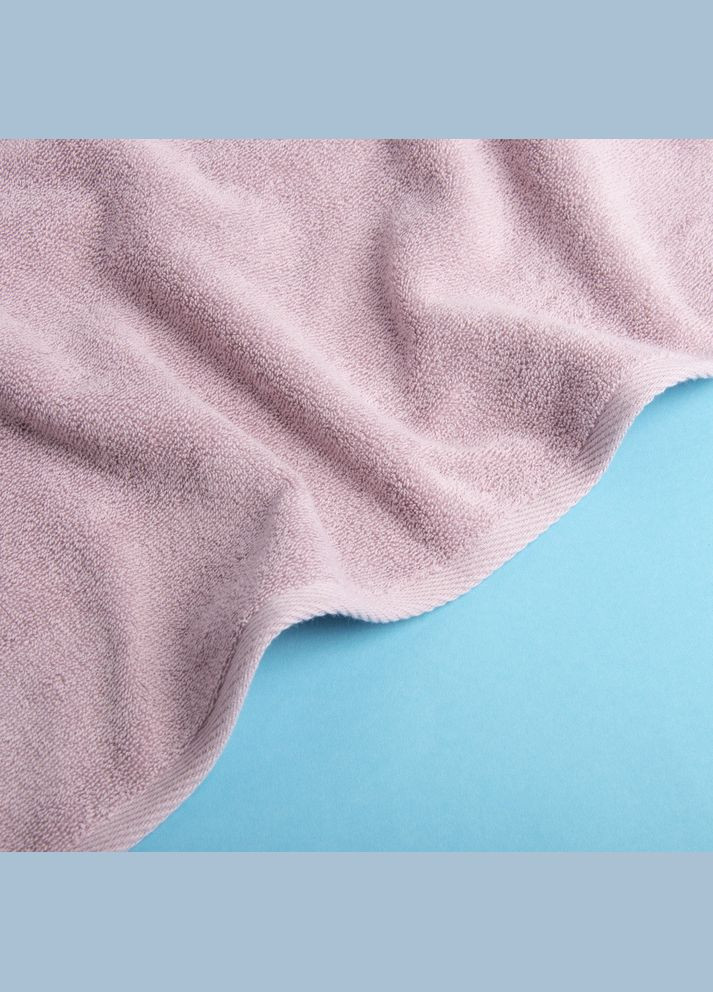 IDEIA полотенце махровое банное 70х140 нежность плотность 500 г/м2 хлопок пудра пудровый производство -