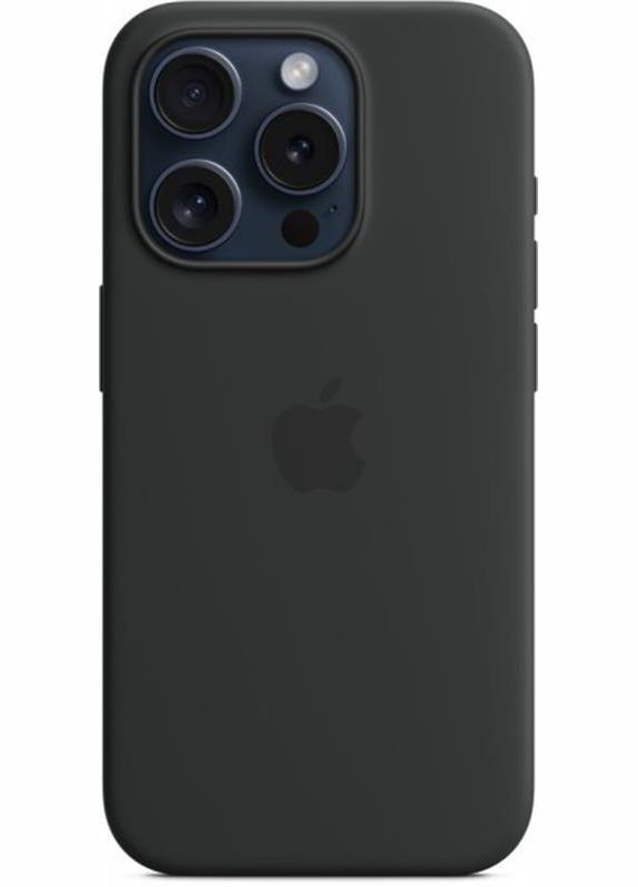 Чохол-накладка Silicone Case with MagSafe для iPhone 15 Pro Black (MT1A3) Apple (361031907)