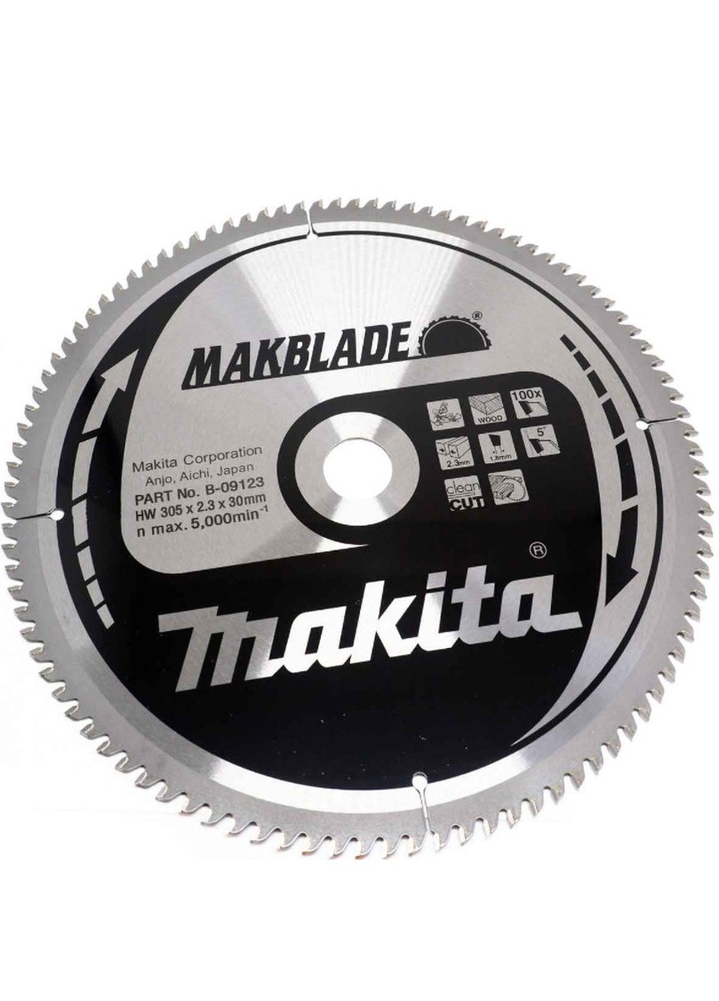 Пиляльний диск MAKBlade B09123 (305x30 мм, 100 зубів) по дереву (6495) Makita (267819682)