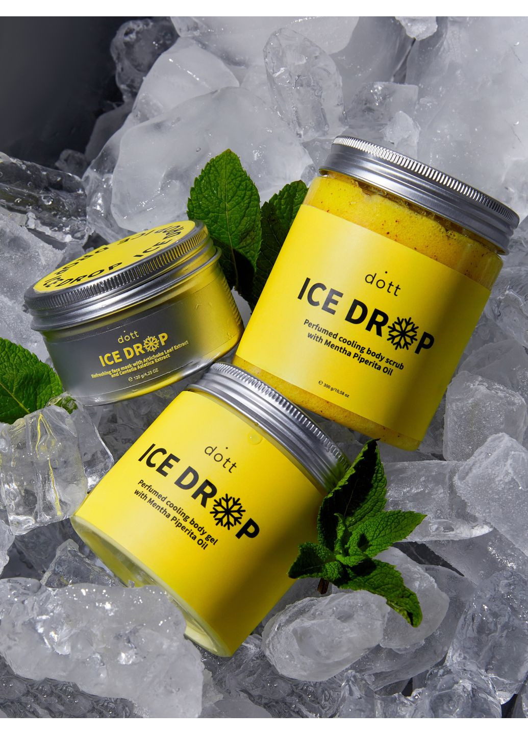 Освежающая маска для лица Ice Drop 120 г (682) dott (361308482)